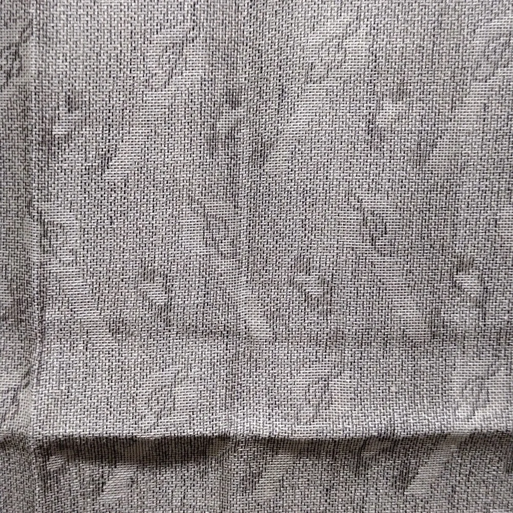 CHRISTIAN DIOR Women's 100% Cotton Grey Print Square Pocket Scarf - 19x19-inch